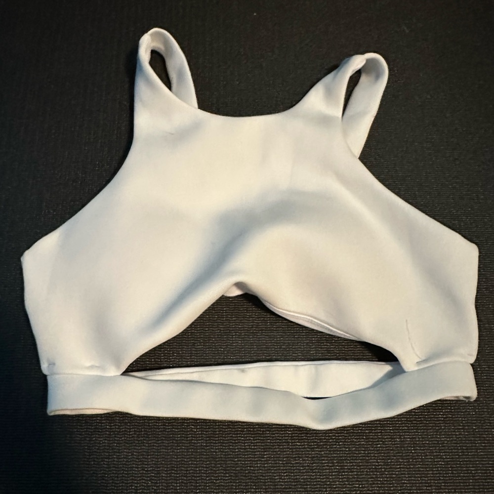 Cleo Harper White High Neck Bralette Top